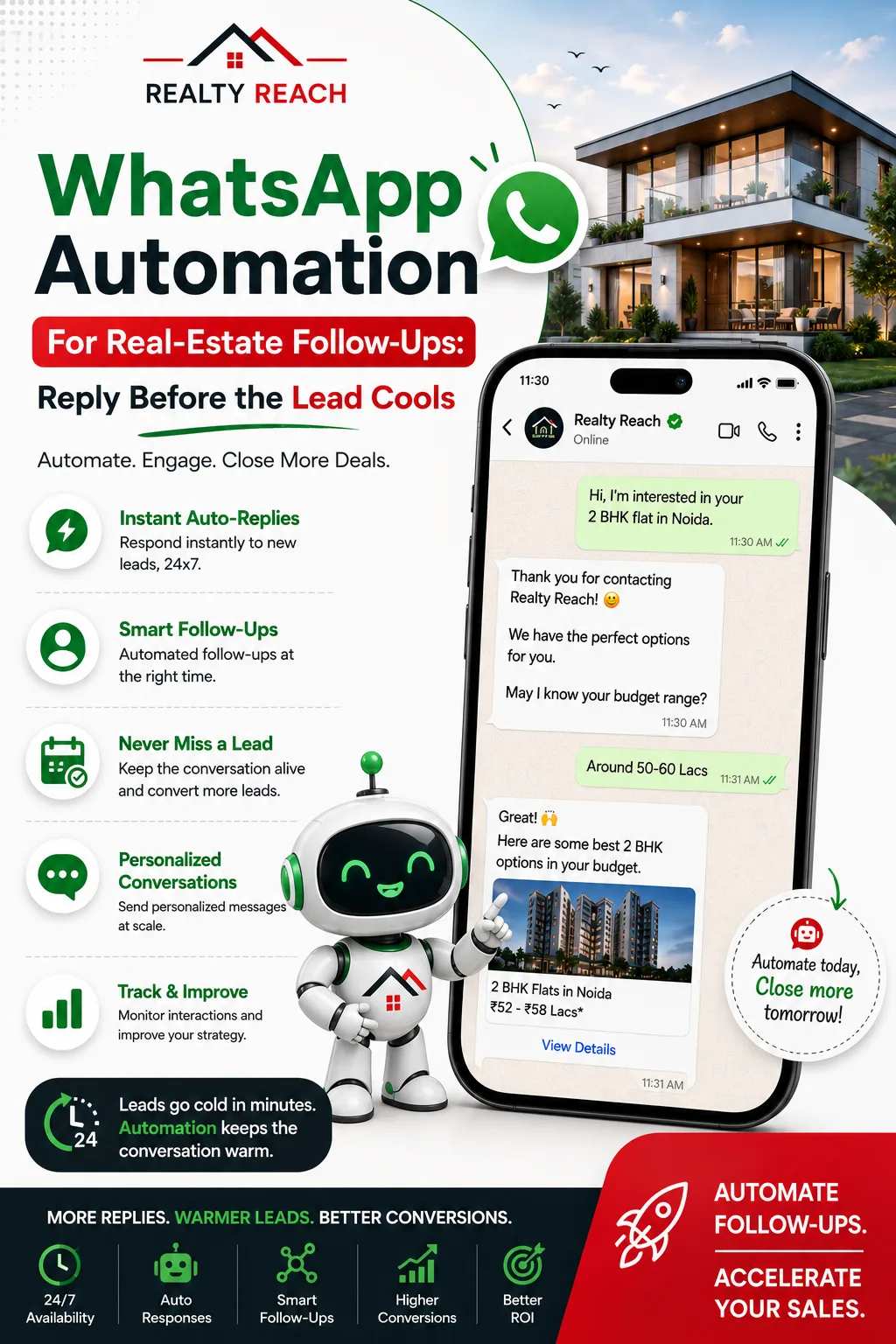 WhatsApp Automation for Real-Estate Follow-Ups: Reply Before the Lead Cools