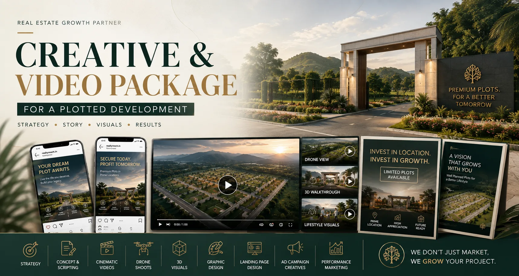 Creative & Video Package for a Plotted Development